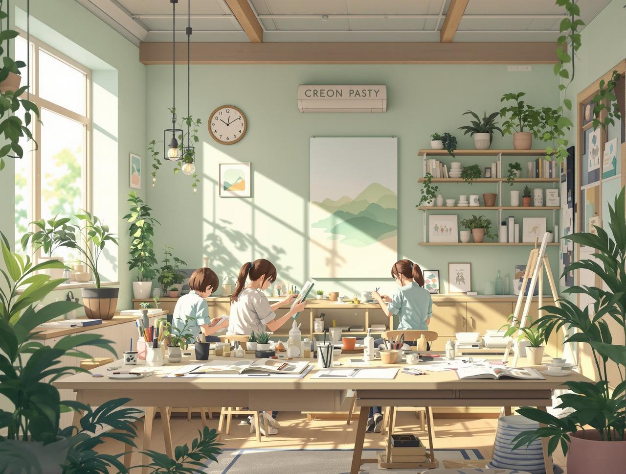 日漫网止 - 品牌故事 日漫网止品牌故事 - 动画工作室创作场景